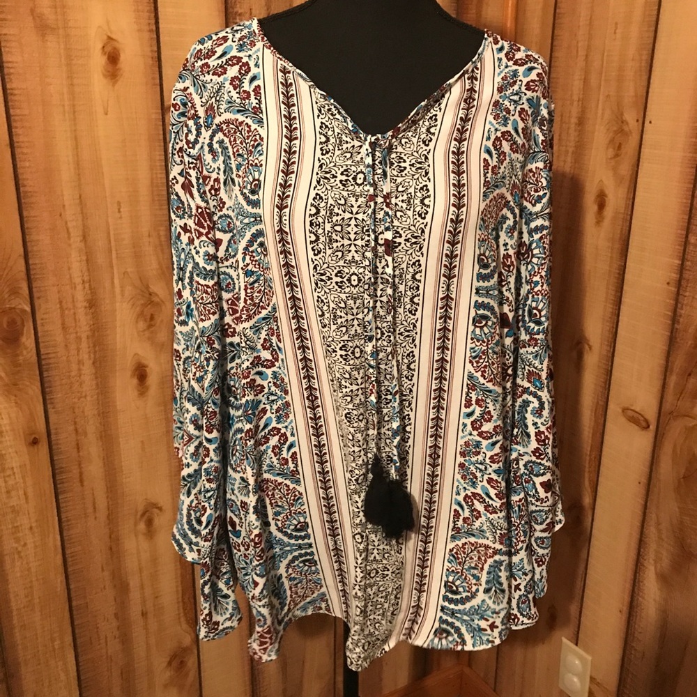 Bohemian Paisley Blouse